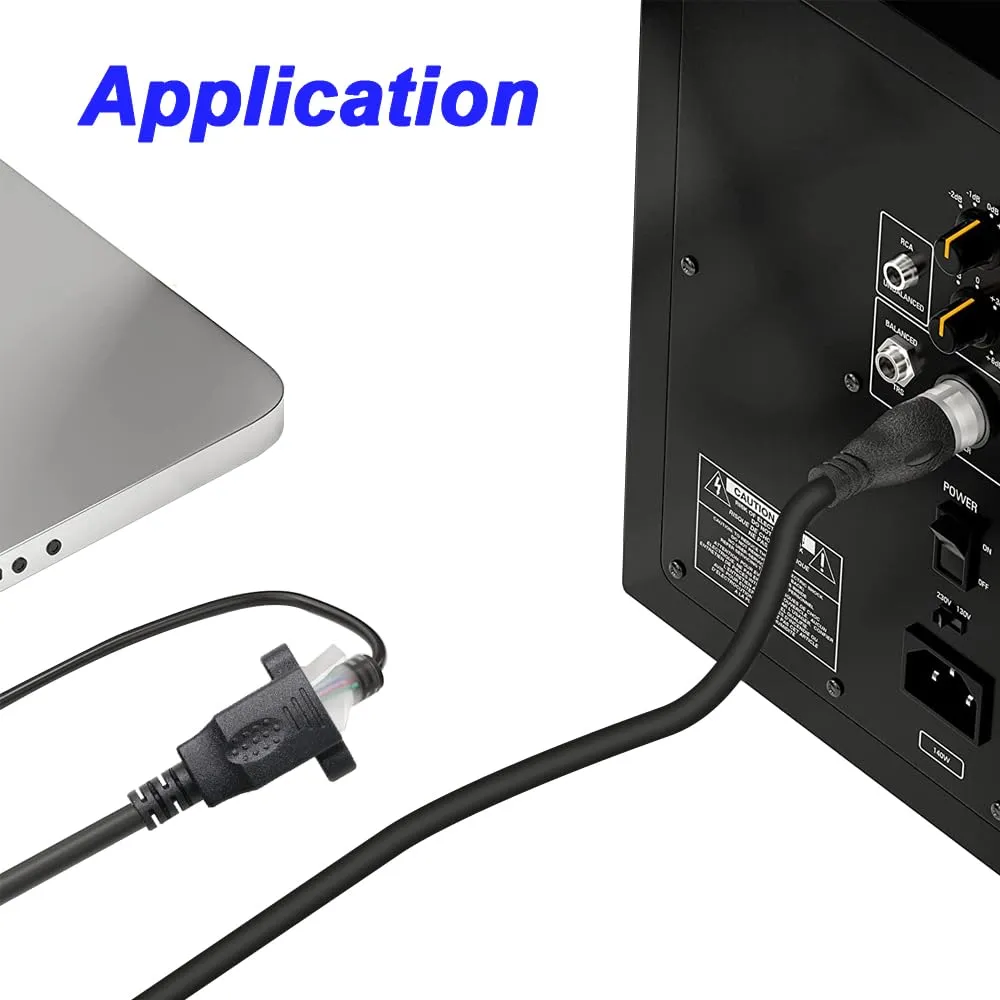 0.3m XLR 3 Pin Female To RJ45 Cable Adapter SE-L45
