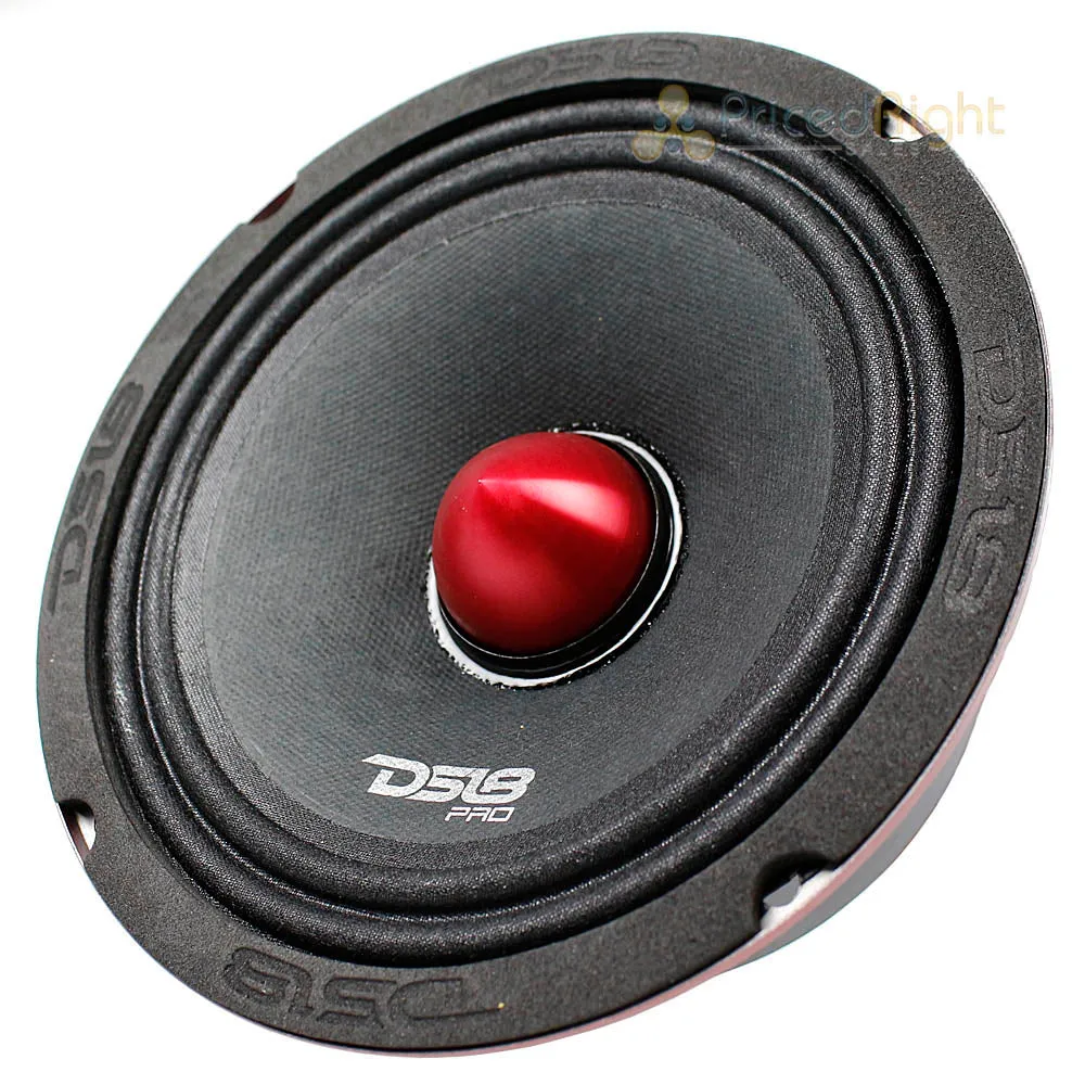 1 DS18 PRO-X6BM 500W Max 6.5" Midrange Speaker Loudspeaker With Bullet 8 Ohm