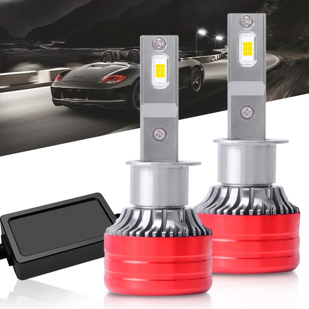 1 Pair Metal F5 Car Led Headlight Shock-proof Waterproof