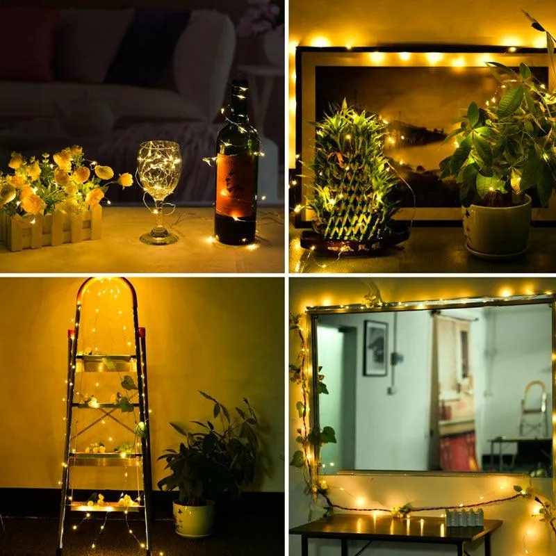 10M USB LED String Light Waterproof LED Copper Wire String Holiday Outdoor Fairy Lights For Christmas Party Wedding Decoration