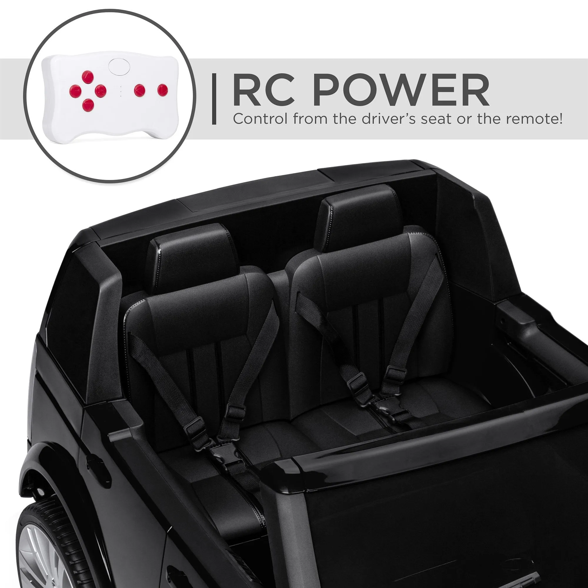 12V 2-Seater Licensed Land Rover Ride-On w/ Parent Remote Control