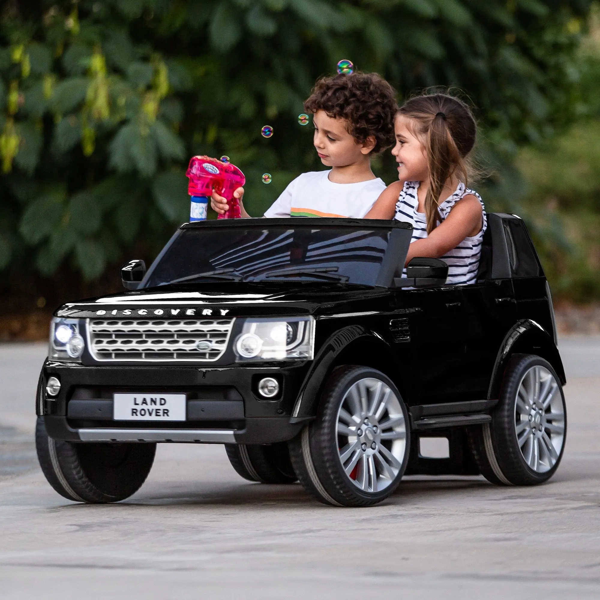 12V 2-Seater Licensed Land Rover Ride-On w/ Parent Remote Control