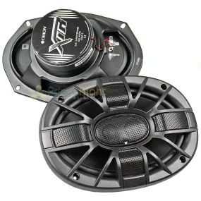 2 Orion 6" x 9" Three Way Coaxial Speakers 600 Watts Max 4 Ohm Impedance XTR69.3