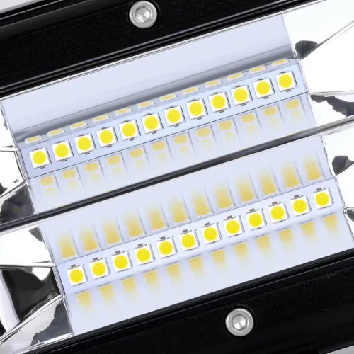 2 Pcs 5 Inch 144W LED Work Light Spotlight Off-road Driving Fog