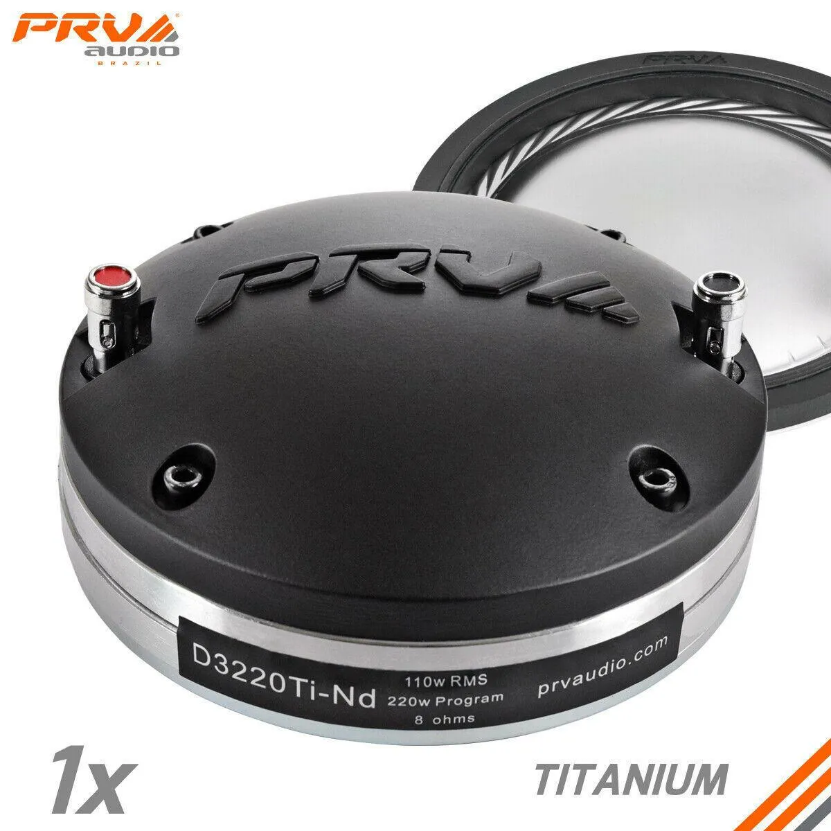 2 x PRV Audio D3220Ti-Nd Titanium Neodymium Compression Driver 2"    2 x WGP14-50 White