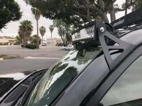 2003-2023 TOYOTA 4RUNNER 52" CURVED LED LIGHT BAR ROOF BRACKETS KIT BY CALI RAISED LED