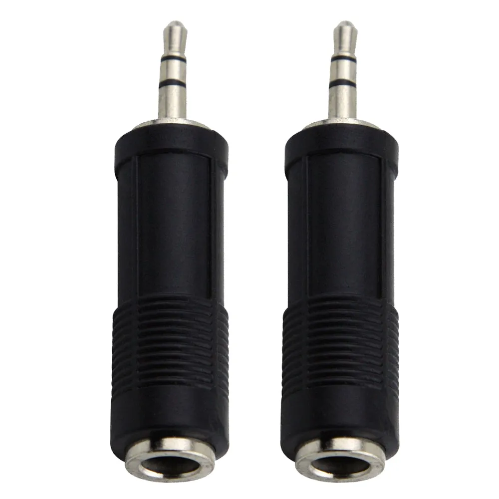 2x Pig Hog Solutions TRS(F) to 3.5mm(M) Stereo Adapter