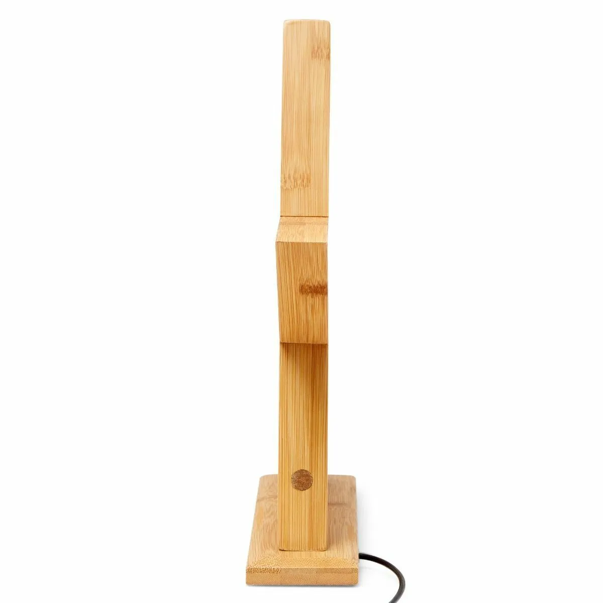 33cm Bamboo Star Lamp - Table Light - Natural Decor