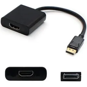 5Pk Hp Qk108Av Compatible Displayport 1.2 Male To Hdmi 1.3 Female Black Adapters Which Requires Dp   For Resolution Up To 2560X1600 (Wqxga)