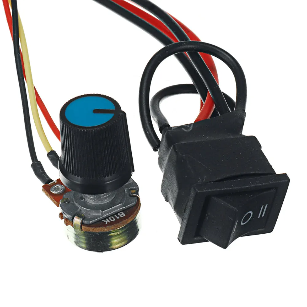 Adjustable DC Speed PWM Controller 10V 12V 24V 30V Reversing Switch 120W