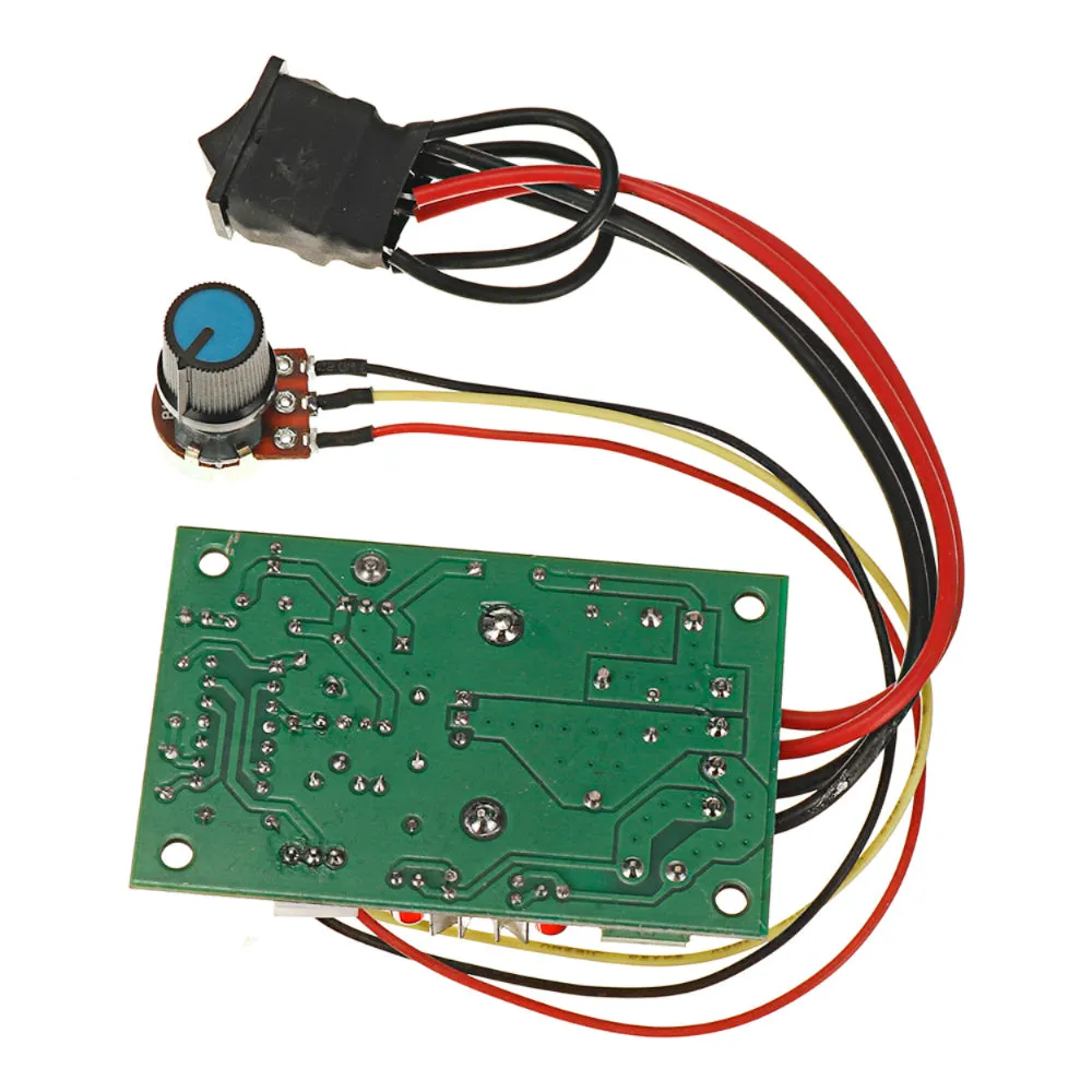 Adjustable DC Speed PWM Controller 10V 12V 24V 30V Reversing Switch 120W