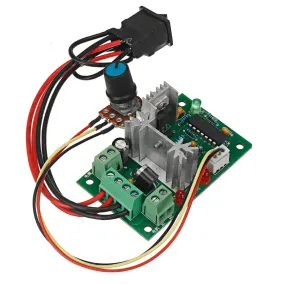 Adjustable DC Speed PWM Controller 10V 12V 24V 30V Reversing Switch 120W