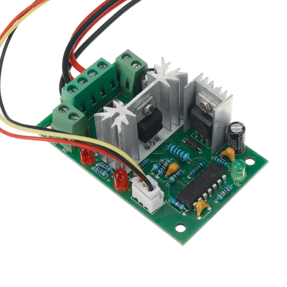 Adjustable DC Speed PWM Controller 10V 12V 24V 30V Reversing Switch 120W