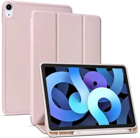 Arae for iPad Air 4 Case 10.9 inch [4th Generation] [Corner Protection] Multi-Angle Viewing with Pencil Holder, Kickstand Feature, Auto Wake/Sleep