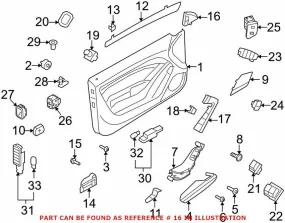 Audi Speaker Cover – Driver Side 8F1035423A4PK