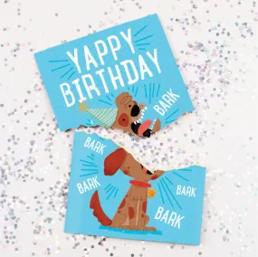 Barking Birthday 🐶🔊 - Joker Greeting Prank Card (Glitter   Sound)