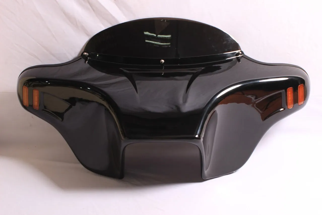 BATWING FAIRING WINDSHIELD 4 KAWASAKI VN1500 CLASSIC FI 1996-2005 5" SPKS HOLES