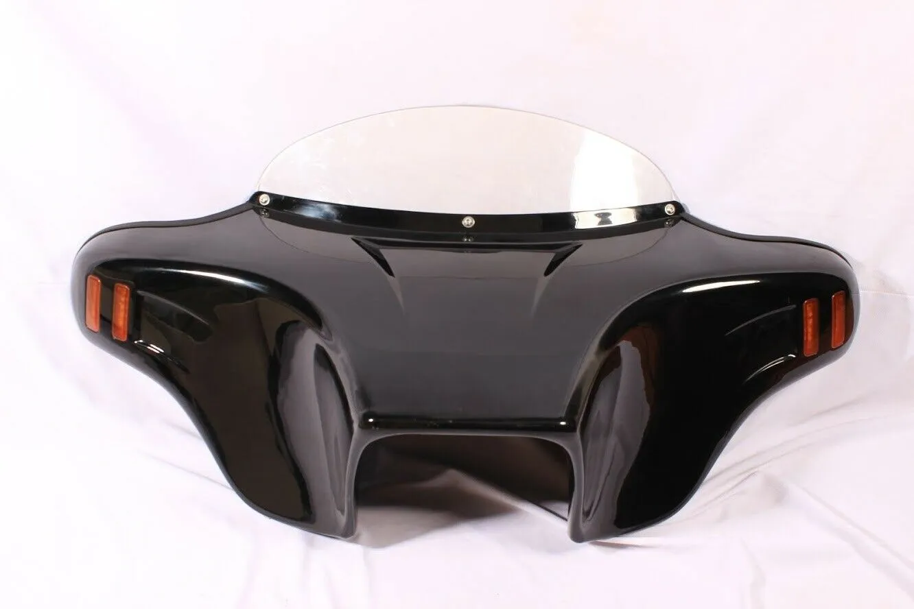 BATWING FAIRING WINDSHIELD 4 YAMAHA ROYAL STAR DELUXE 05-18 6X9" LED PAINTED