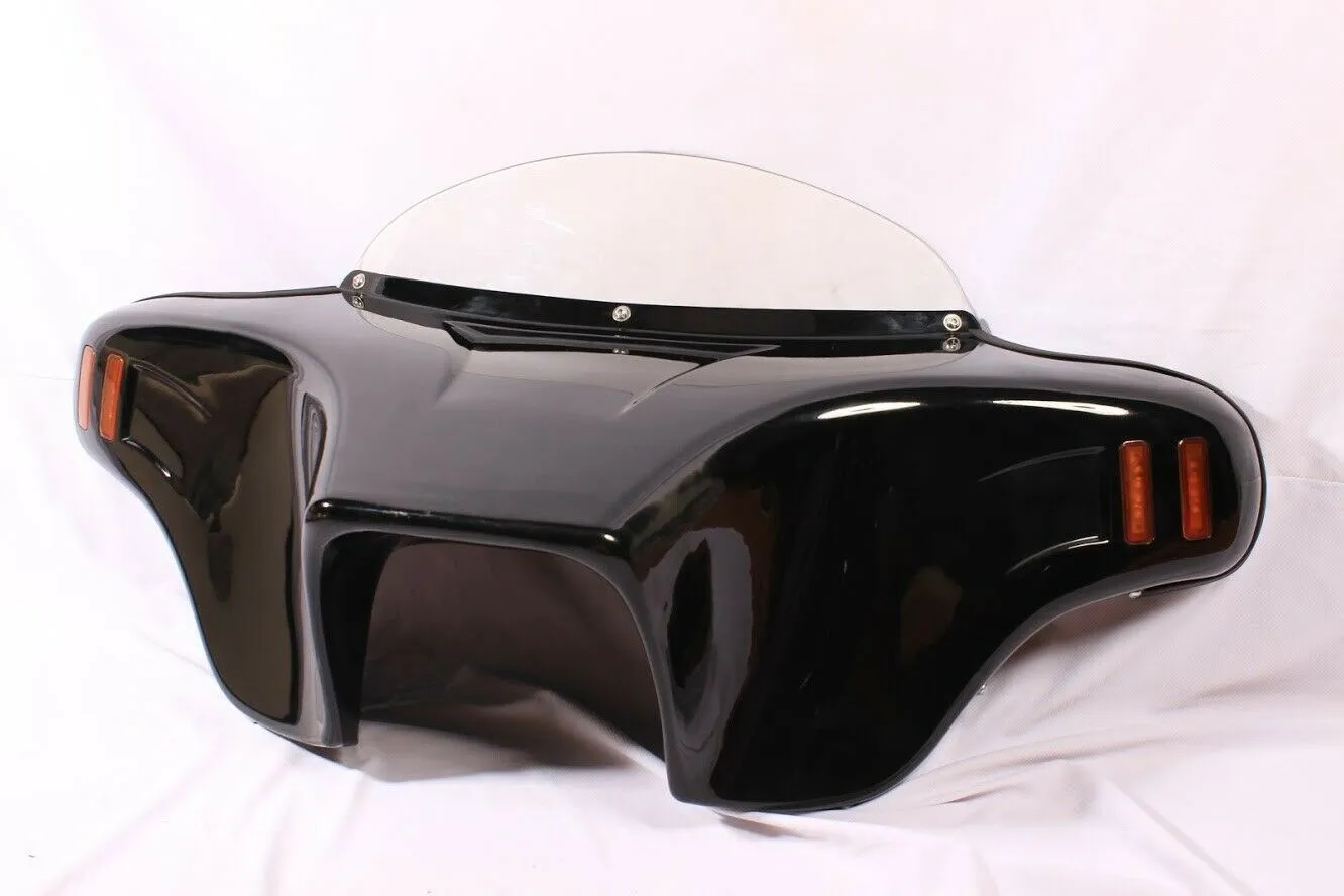 BATWING FAIRING WINDSHIELD 4 YAMAHA ROYAL STAR DELUXE 05-18 6X9" LED PAINTED