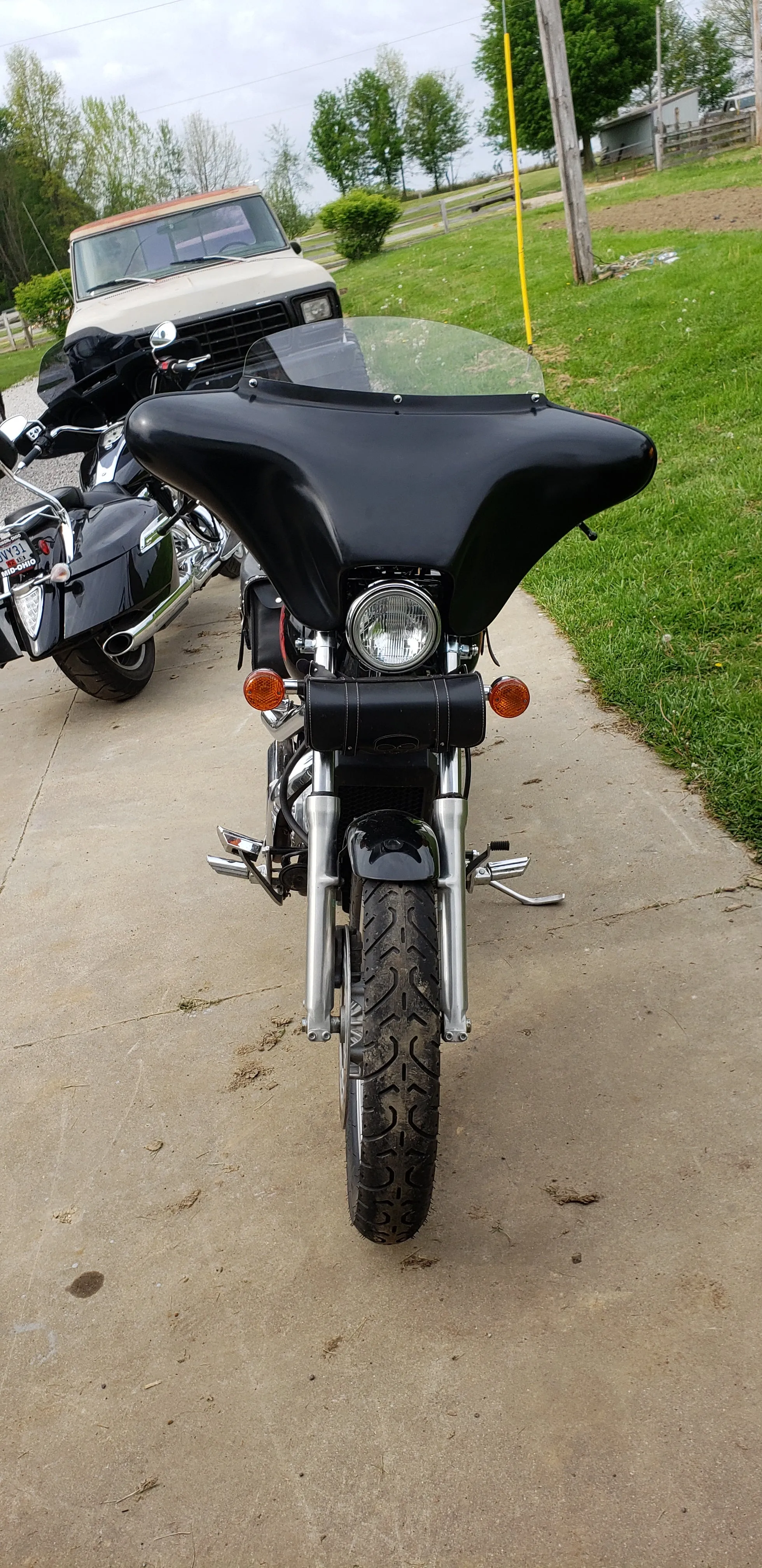 BATWING FAIRING WINDSHIELD FOR HONDA  Shadow Spirit 1100