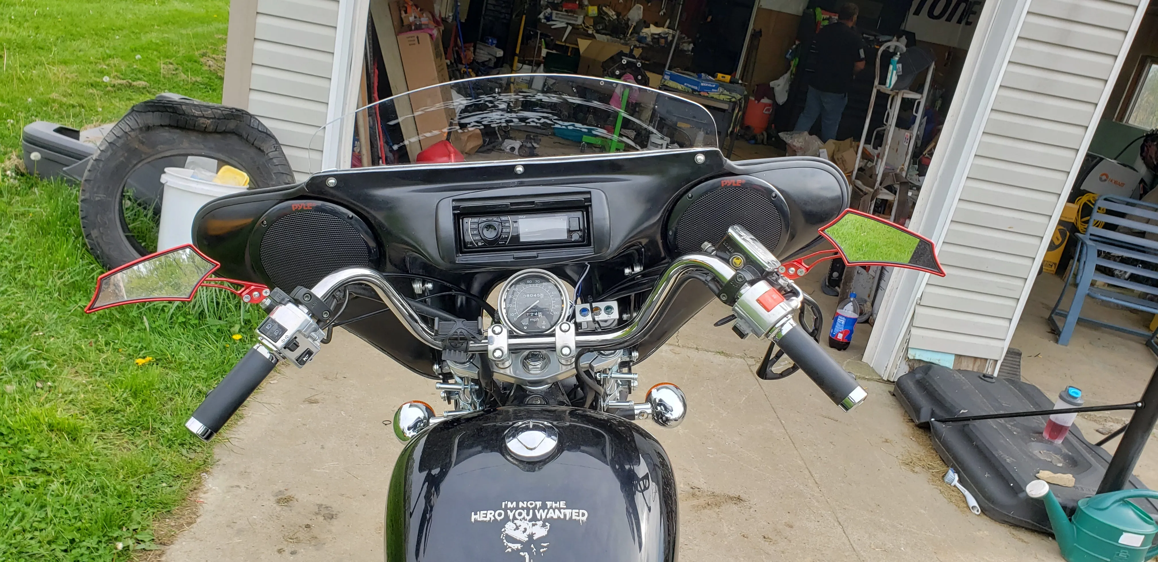 BATWING FAIRING WINDSHIELD FOR HONDA  Shadow Spirit 1100