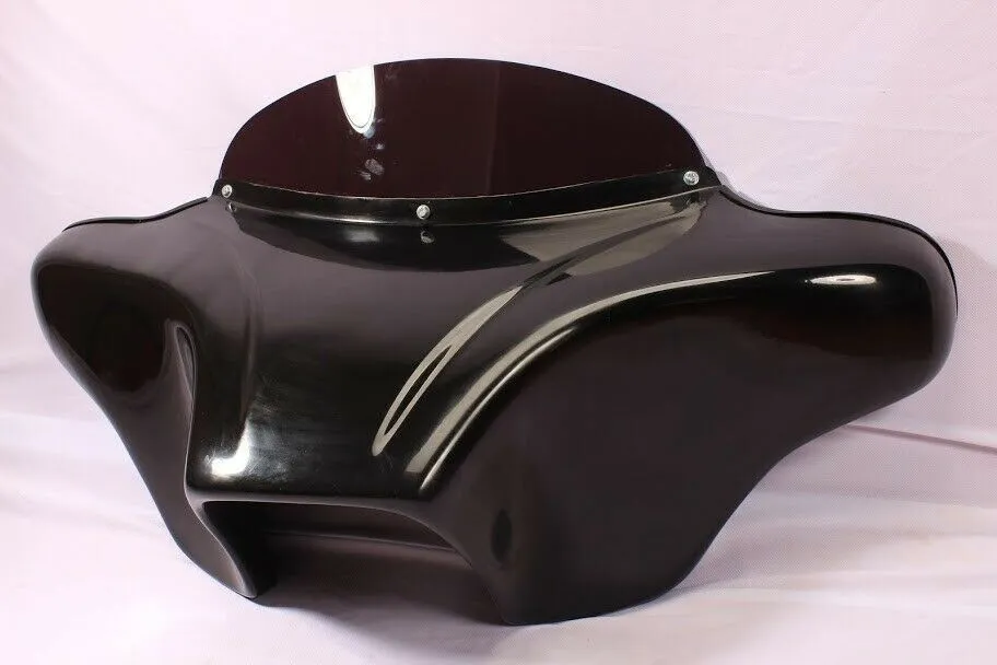 BATWING FAIRING WINDSHIELD HONDA VT1100 SHADOW SABRE 00-08 5" SPEAKER FIBERGLASS
