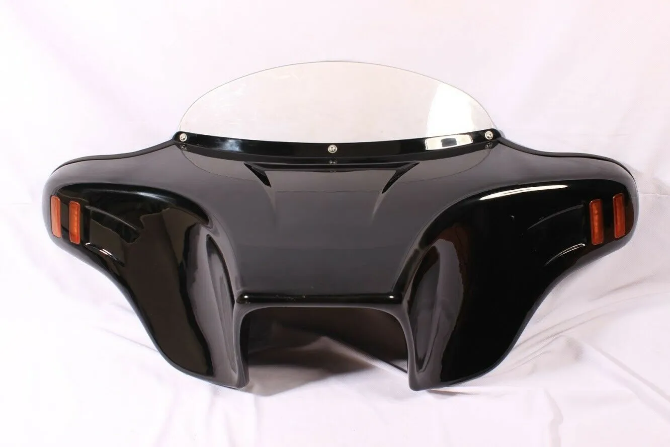 BATWING FAIRING WINDSHIELD KAWASAKI VN1500 CLASSIC 1996-2005 6X9" SPKRS HOLES