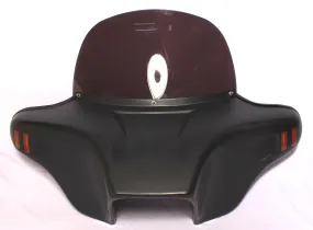 Batwing Fairing Windshield Kawasaki Vn1500 Classic 96-05 Unpainted ABS Amber
