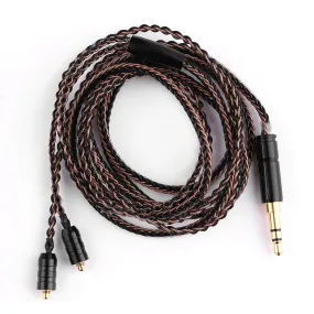 BGVP 5N OCC Silver 8 Core Hybrid HiFi Earphone Upgrade Cable