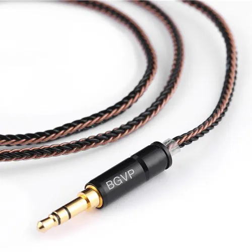 BGVP 5N OCC Silver 8 Core Hybrid HiFi Earphone Upgrade Cable