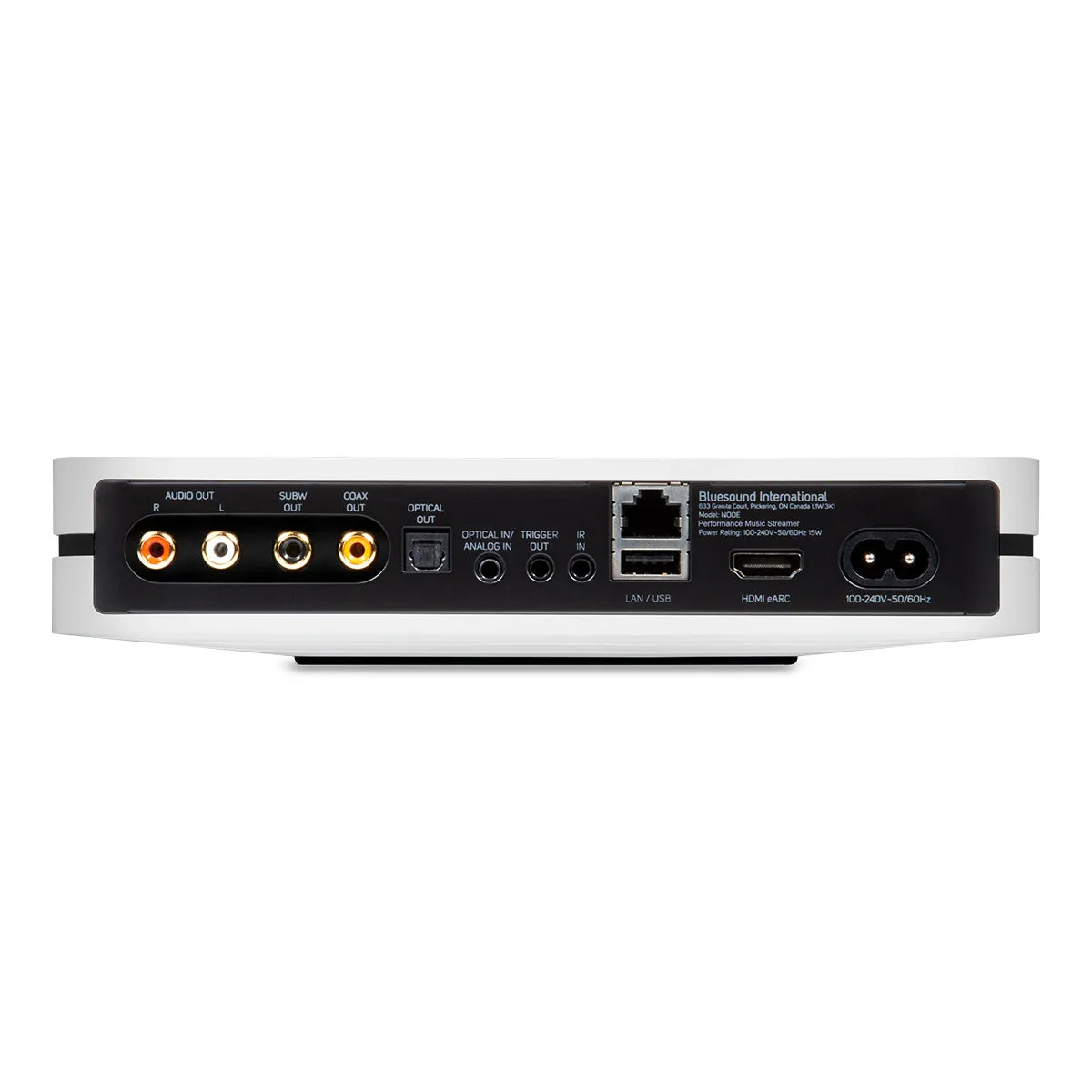 Bluesound NODE Wireless Multi-Room Music Streamer - Gen 4 (White)