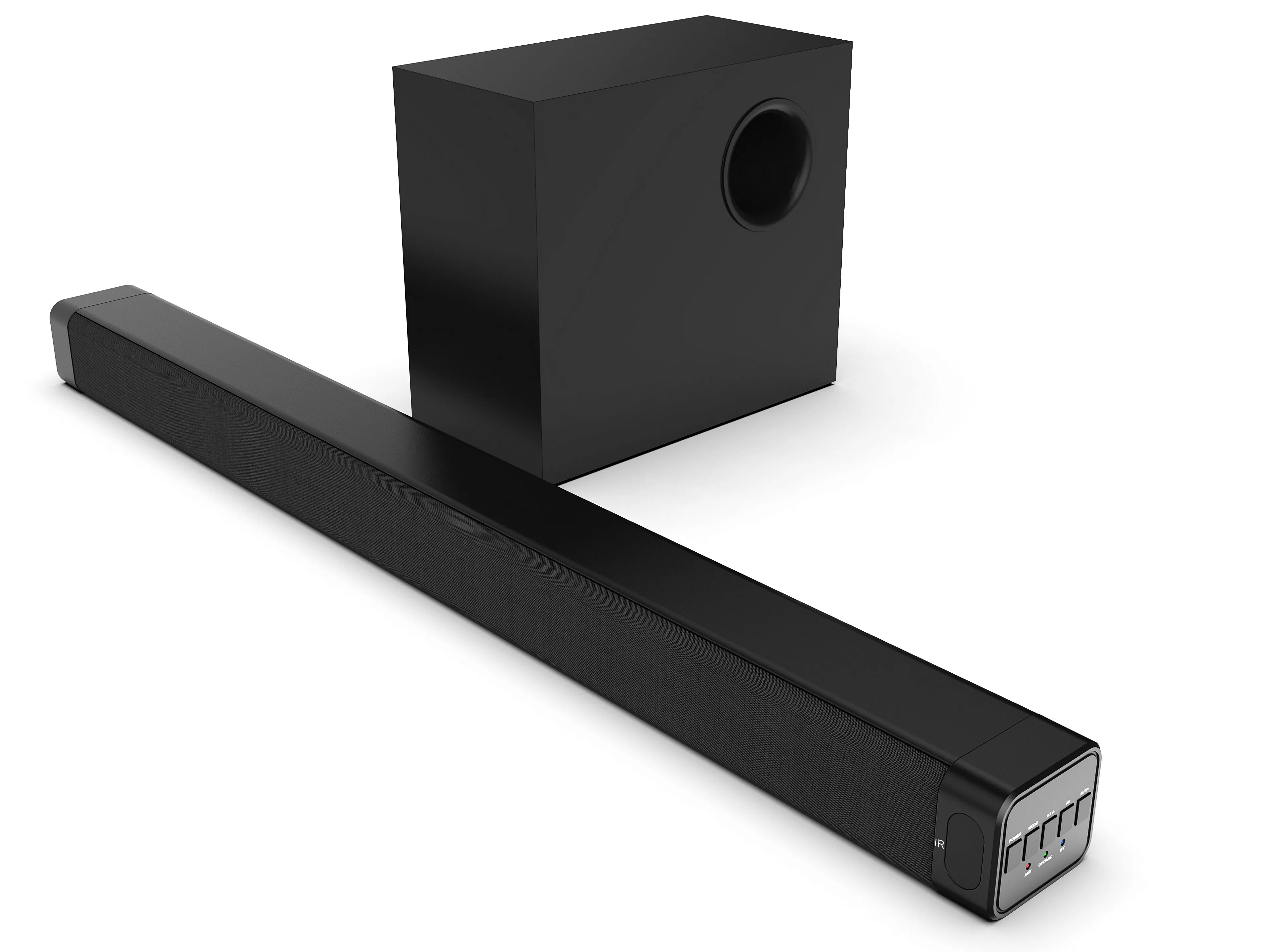 Bluetooth LED Color Changing Soundbar & Subwoofer Package