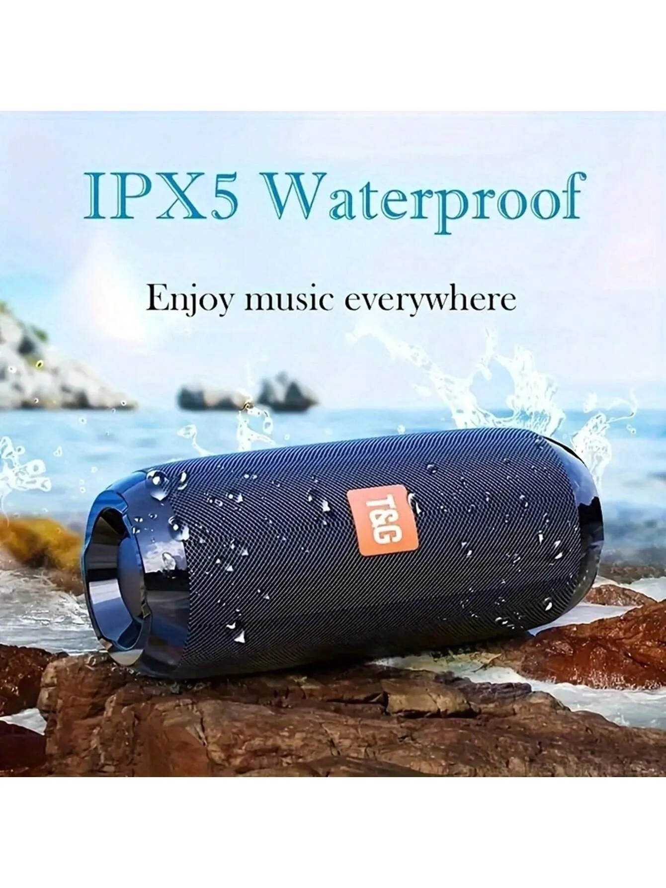 Bluetooth speaker with wireless microphone|10W High Power 3D Stereo Bluetooth Speaker