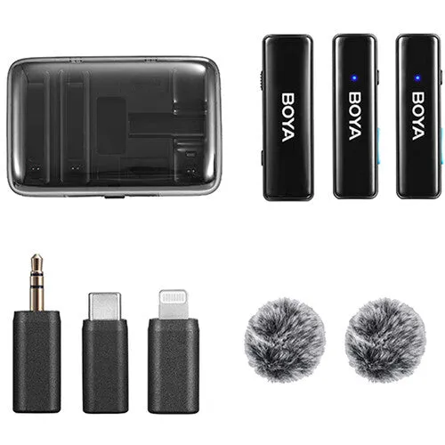 BOYA BOYALINK 2-Person Wireless Microphone System: Seamless Dual Audio Experience