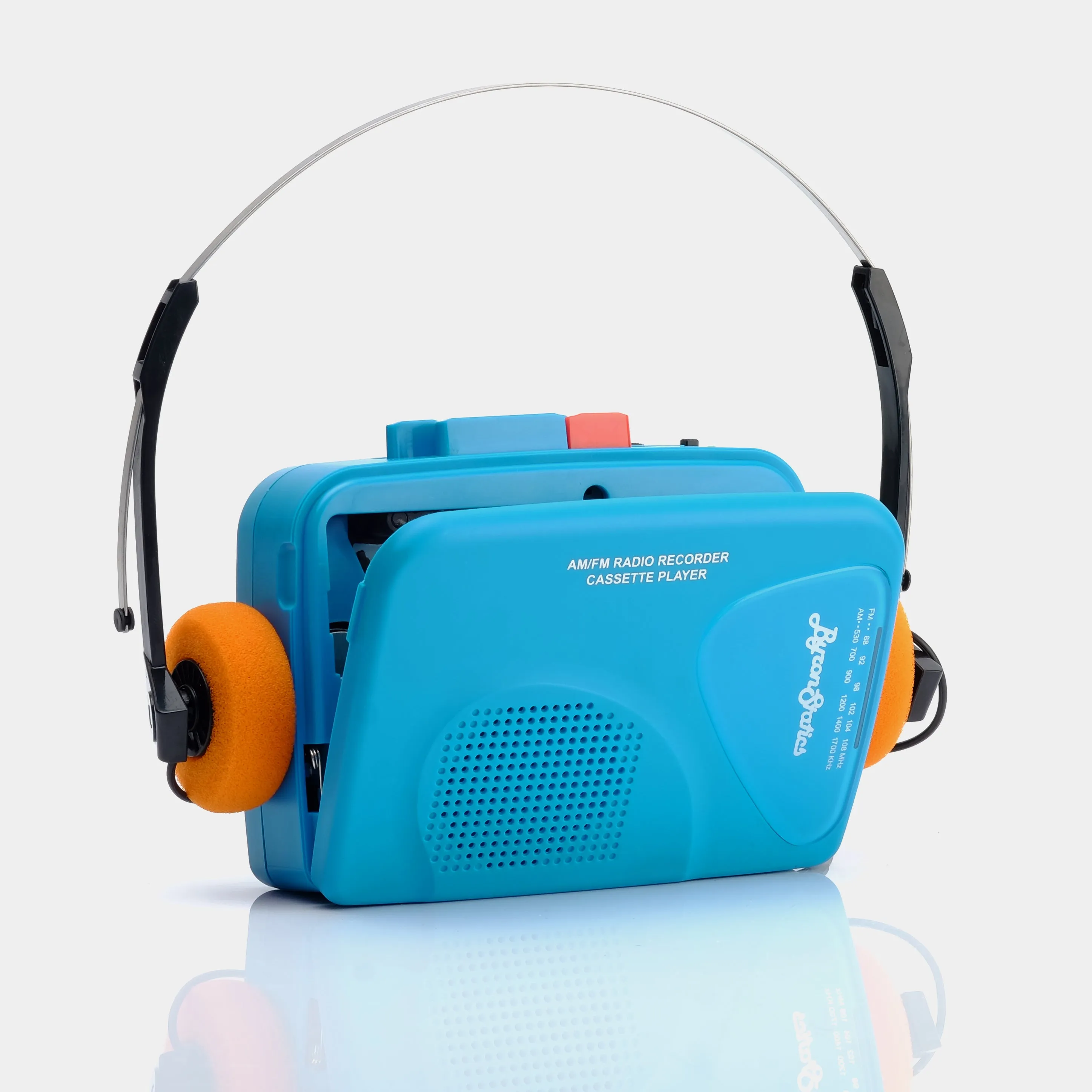 Byron Statics Teal Portable Cassette Player with Speaker
