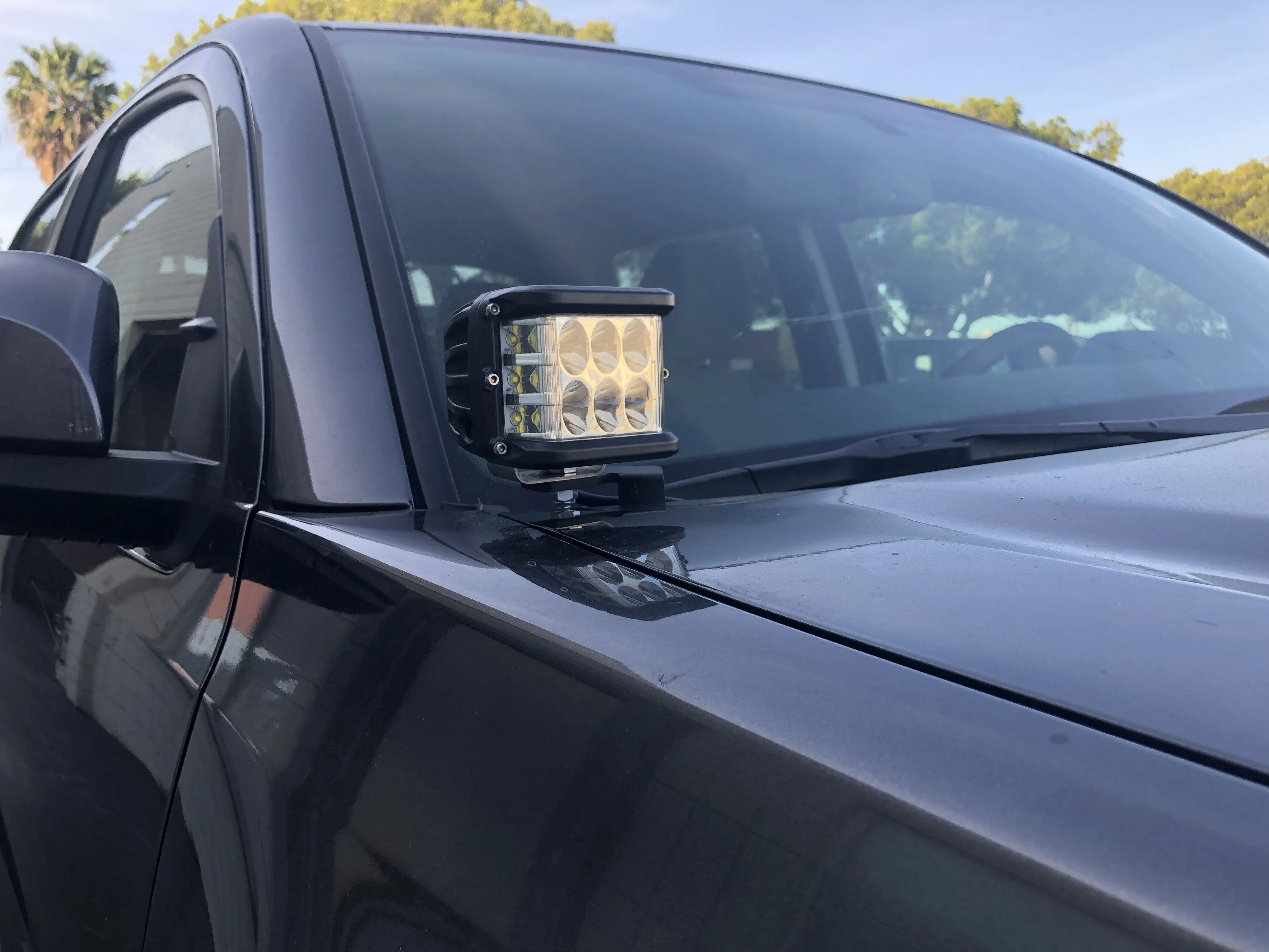 Cali Raised 2016-2023 Toyota Tacoma Low Profile Ditch Light Brackets