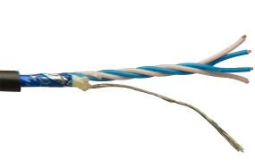 Canare L-4E5AT Permanent Install Star-Quad Mic Cable by the Foot Black