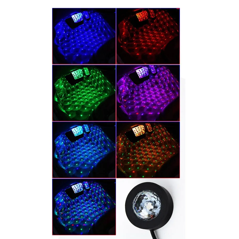 Car Led Lights Decoration 7 Different Color Lights With 1.8m Long
