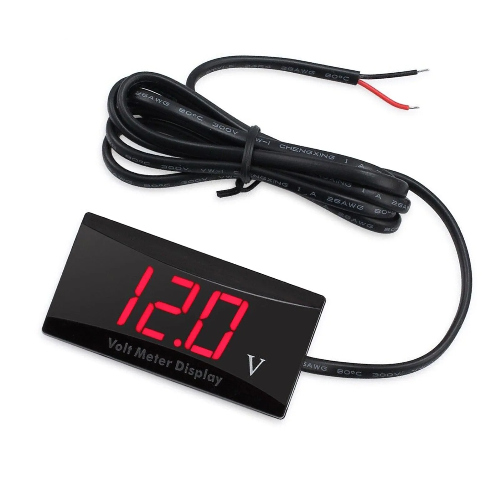 Car Voltmeter 8V-16V Led Digital Display Battery Detection
