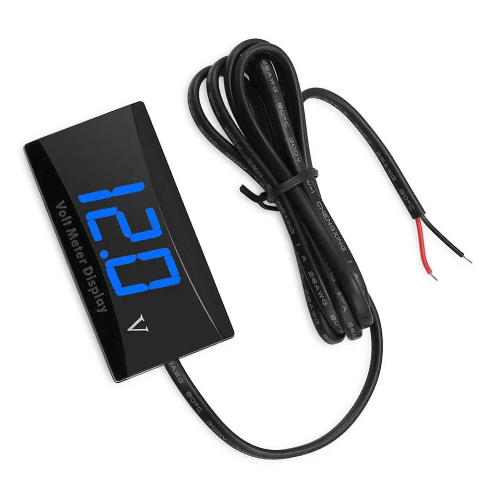 Car Voltmeter 8V-16V Led Digital Display Battery Detection
