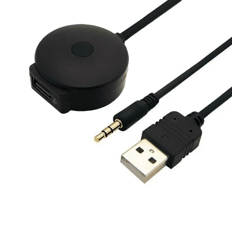 Car Wireless Bluetooth Audio AUX USB Music Adapter Player Charging Cable for BMW