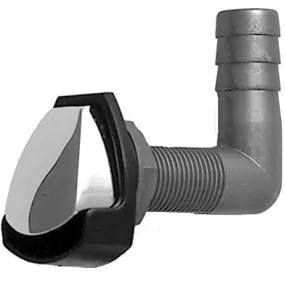 Chrome/Zinc Gas Tank Vent - 5/8" hose barb