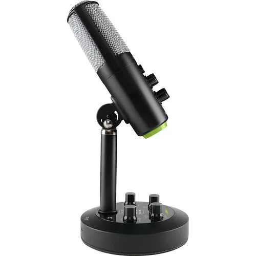CHROMIUM Premium USB Condenser Microphone with Built-in 2-Channel Mixer