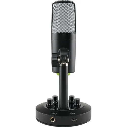 CHROMIUM Premium USB Condenser Microphone with Built-in 2-Channel Mixer