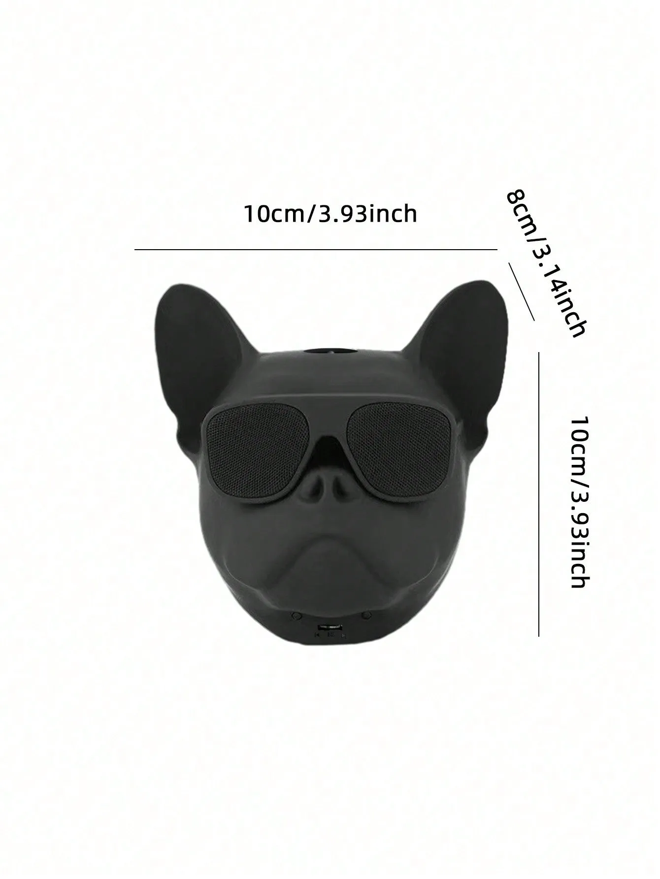 Creative Puffer Dog Design Wireless Speaker Touch Dog Head