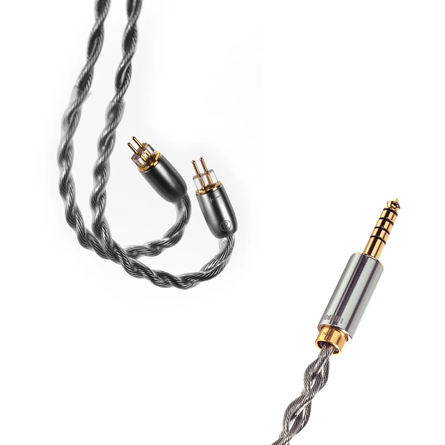 DD ddHiFi BC130A (Air Nyx) 4-Strand Silver Upgrade Earphone Cable (Open Box)