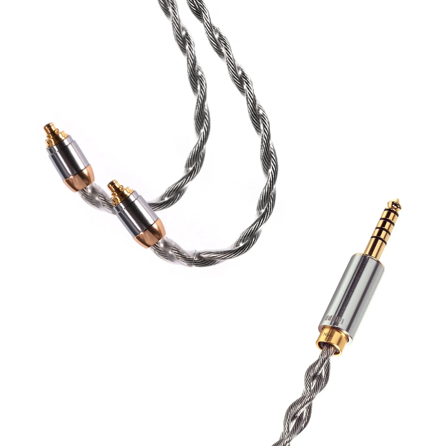 DD ddHiFi BC130A (Air Nyx) 4-Strand Silver Upgrade Earphone Cable (Open Box)
