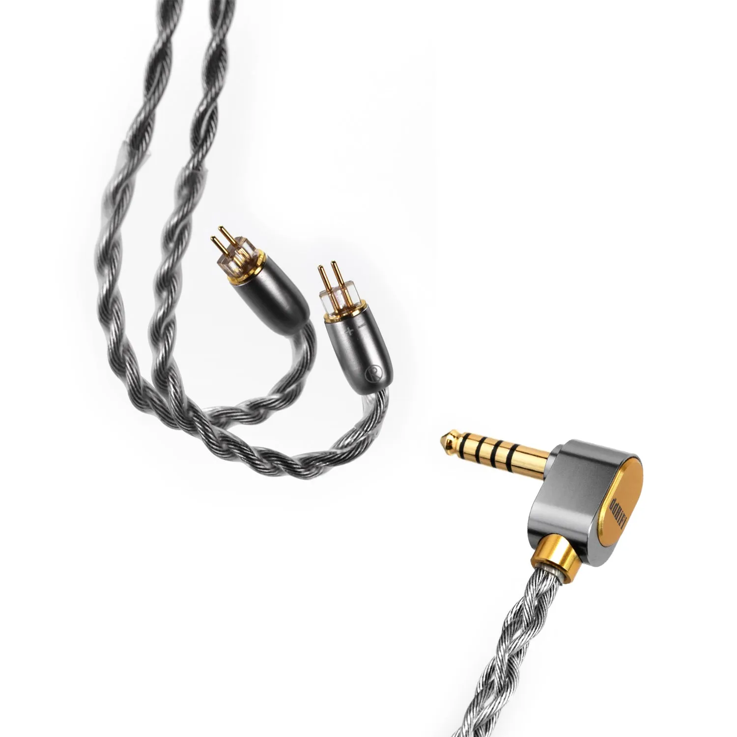DD ddHiFi BC130A (Air Nyx) 4-Strand Silver Upgrade Earphone Cable (Open Box)