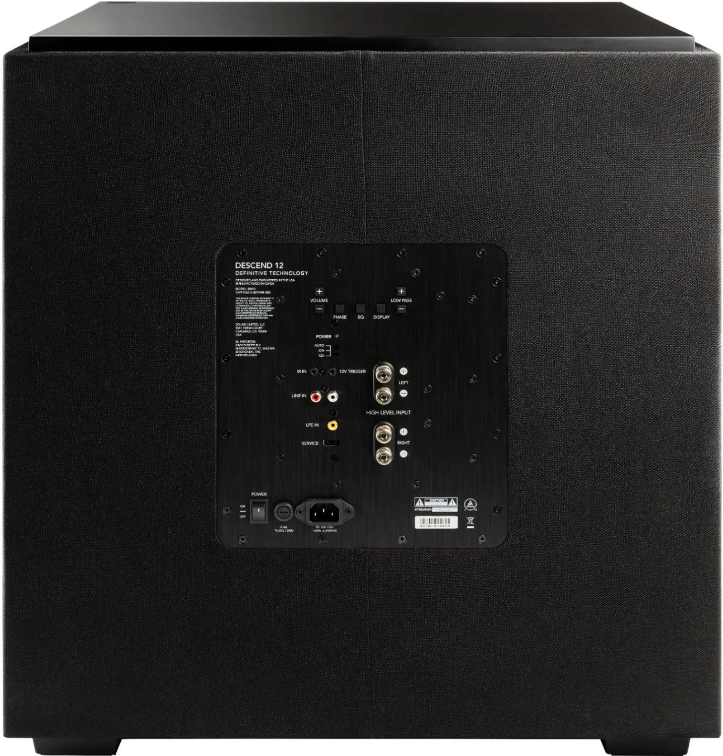 Definitive Technology Descend DN12 12" Powered Subwoofer