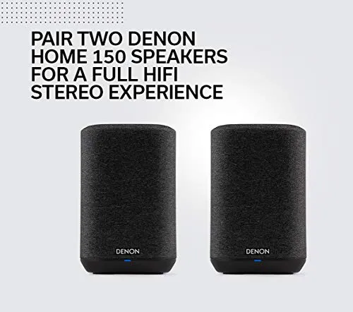 Denon Home 150 Wireless Speaker | HEOS, Alexa Built-in, AirPlay 2